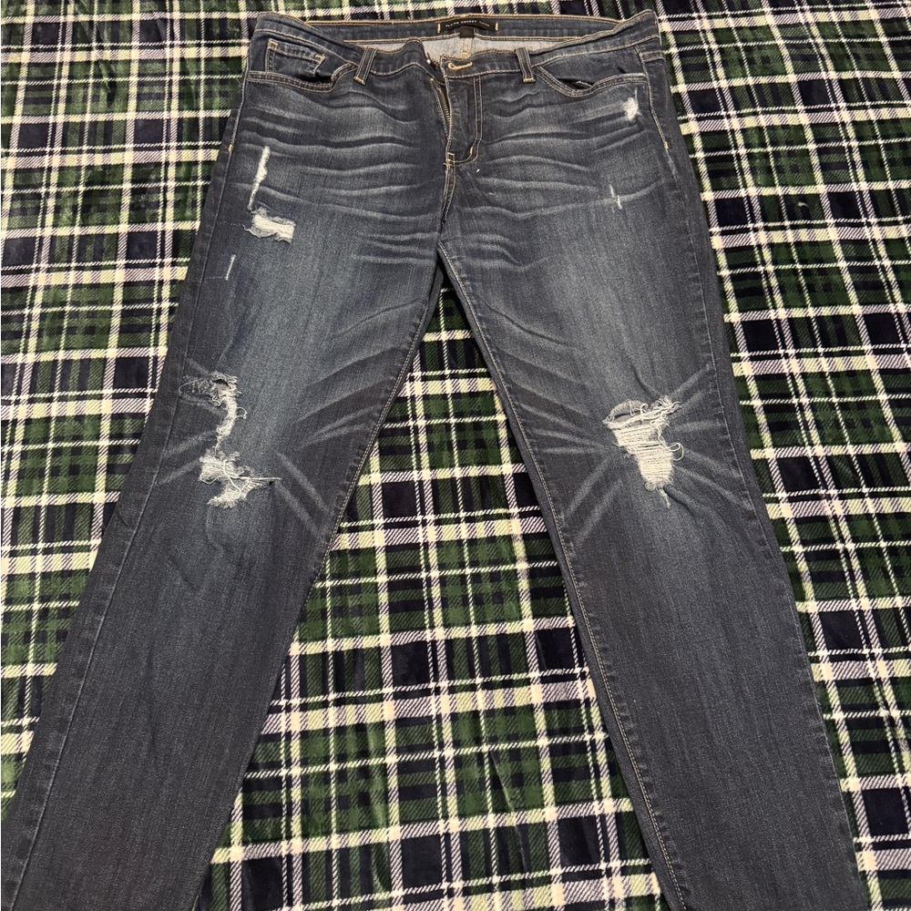 Flying Monkey Women’s Distressed Dark Wash Jeans